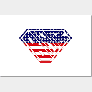 Black SuperEmpowered (U.S.A.) Posters and Art